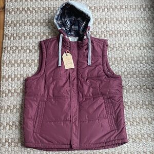 Weatherproof Hooded Puffer Vest